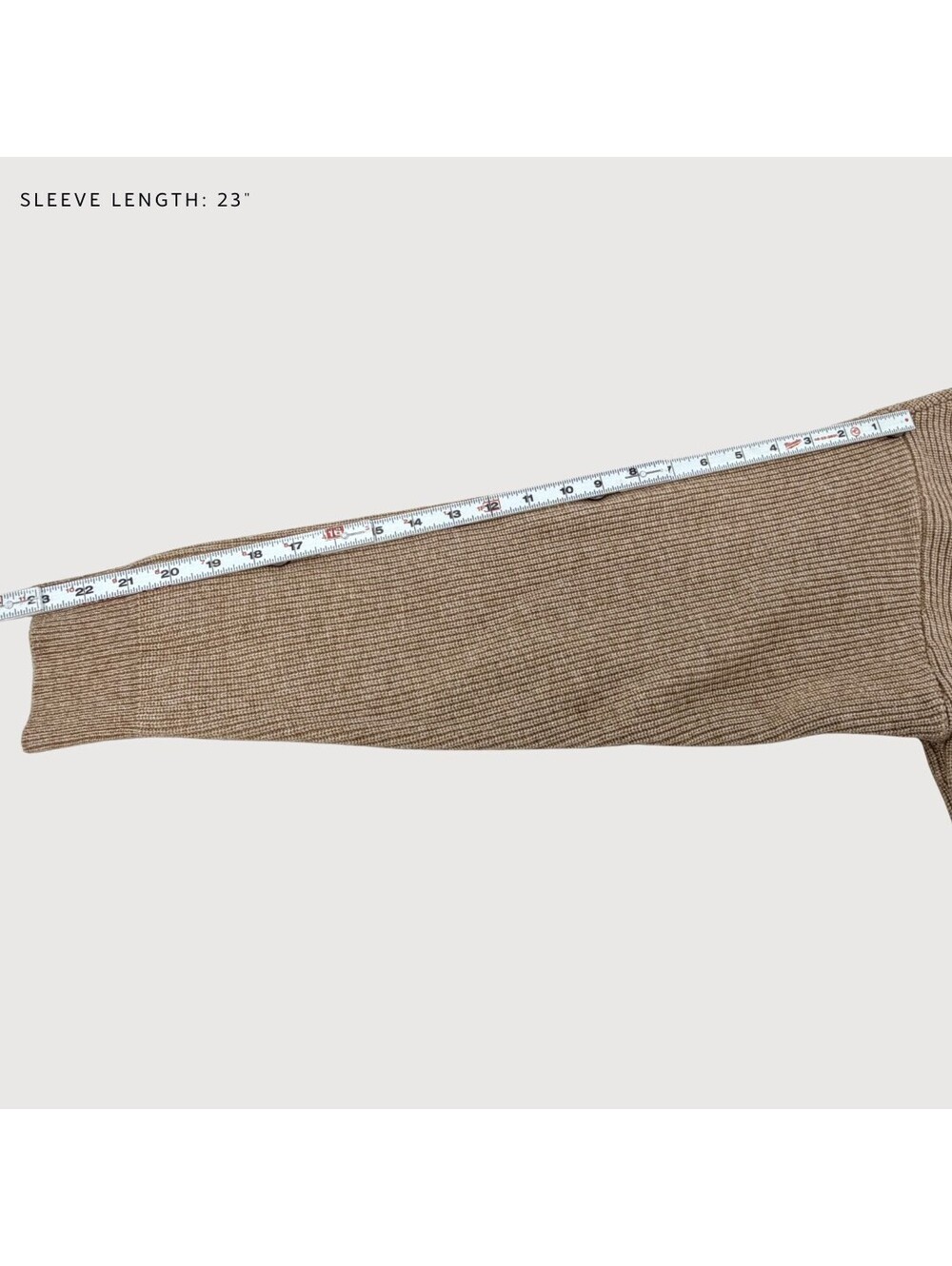 Peppermayo Orla Knit Cardigan Sweater Taupe S/M - Picture 9 of 9